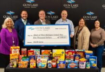 Gun Lake Aids Local Food Programs With Donation Gun Lake_Heart of West Michigan United Way