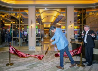 Chumash Opens Expanded, Upgraded Higher Limits Room Chumash Higher Limits Room ribboncutting