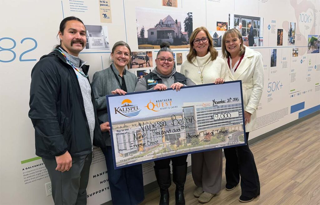 Kalispel_Vanessa Behan donation