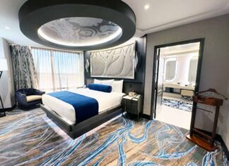 FireKeepers Completes Hotel Tower 1 Renovation FireKeepers_Presidential Suite_Water Bedroom