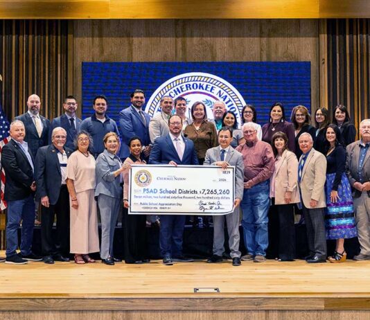 Cherokee Nation Distributes $7.26M to 107 School Districts Cherokee school district donation