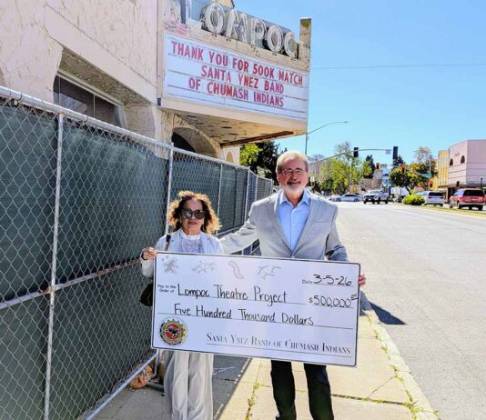 Santa Ynez Band Donate $500K to Lompoc Theatre Project Santa Ynez_Lompoc Theatre Project