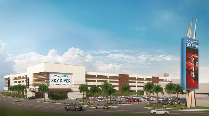 Sky River parking structure Sky River parking structure