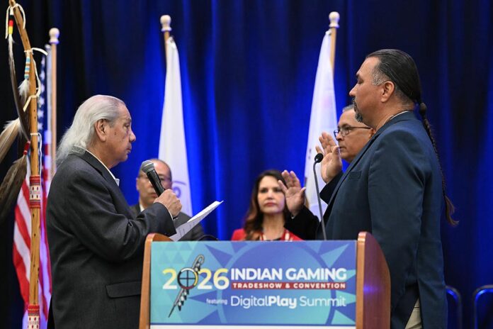 Chief Tehassi Hill_IGA swearing in