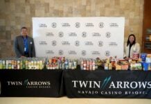 Twin Arrows Participates in Food Drive Twin Arrows Food Drive