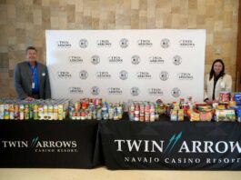 Twin Arrows Participates in Food Drive Twin Arrows Food Drive