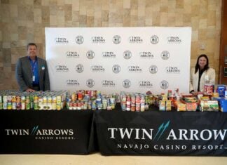Twin Arrows Participates in Food Drive Twin Arrows Food Drive