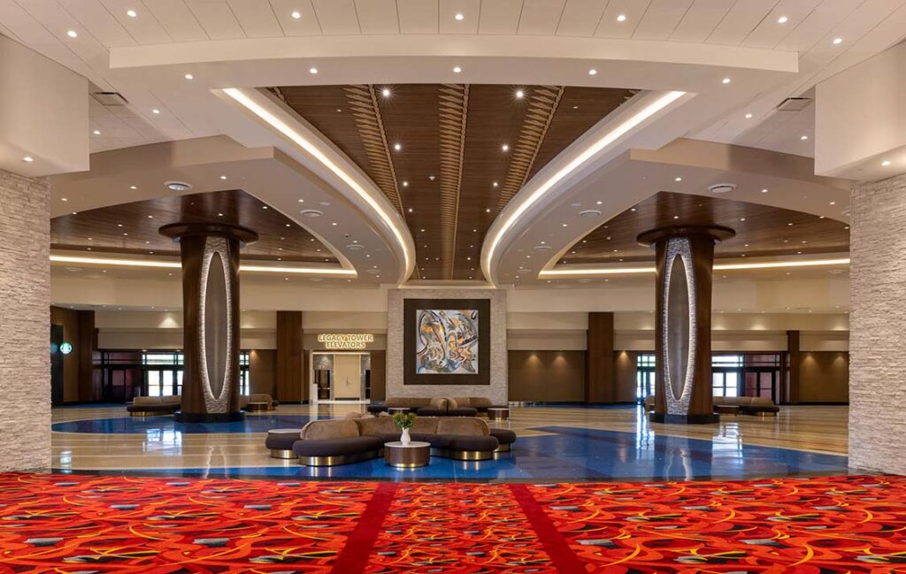 Coushatta Legacy Tower lobby