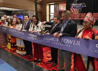 Coushatta Celebrates Legacy Tower Grand Opening Coushatta Legacy Tower ribboncutting