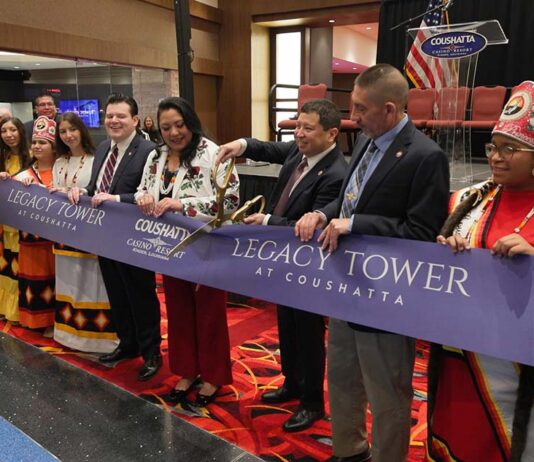 Coushatta Celebrates Legacy Tower Grand Opening Coushatta Legacy Tower ribboncutting