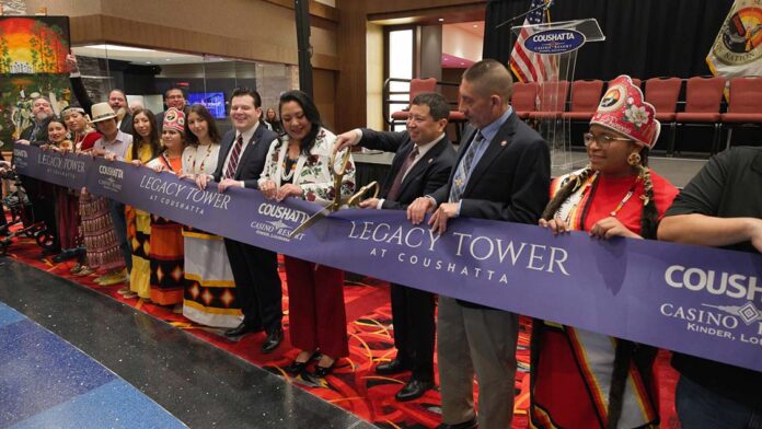 Coushatta Legacy Tower ribboncutting