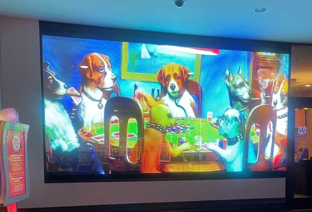 JCM CLEAR FireKeepers Poker Dogs