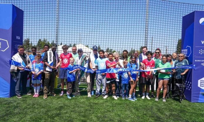 Visa Street Soccer Park Ribboncutting