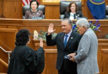 Scott Wood Sworn In as Chickasaw Nation Lt. Governor Lt. Governor Scott Wood swearing in