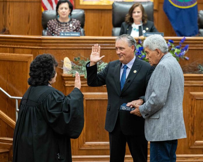 Lt. Governor Scott Wood swearing in Lt. Governor Scott Wood swearing in