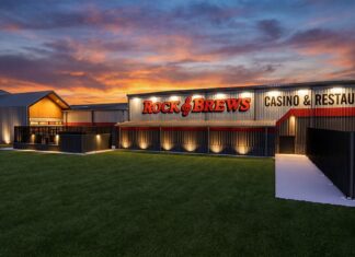 Construction Advances on Rock & Brews Casino Expansion Rock & Brews Casino_exterior