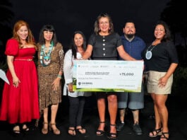 Yuhaaviatam of San Manuel Donates $75K to AIHEC San Manuel_AIHEC_$75K donation