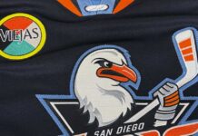 Viejas Band Named Official Partner of San Diego Gulls Viejas San Diego Gulls jersey